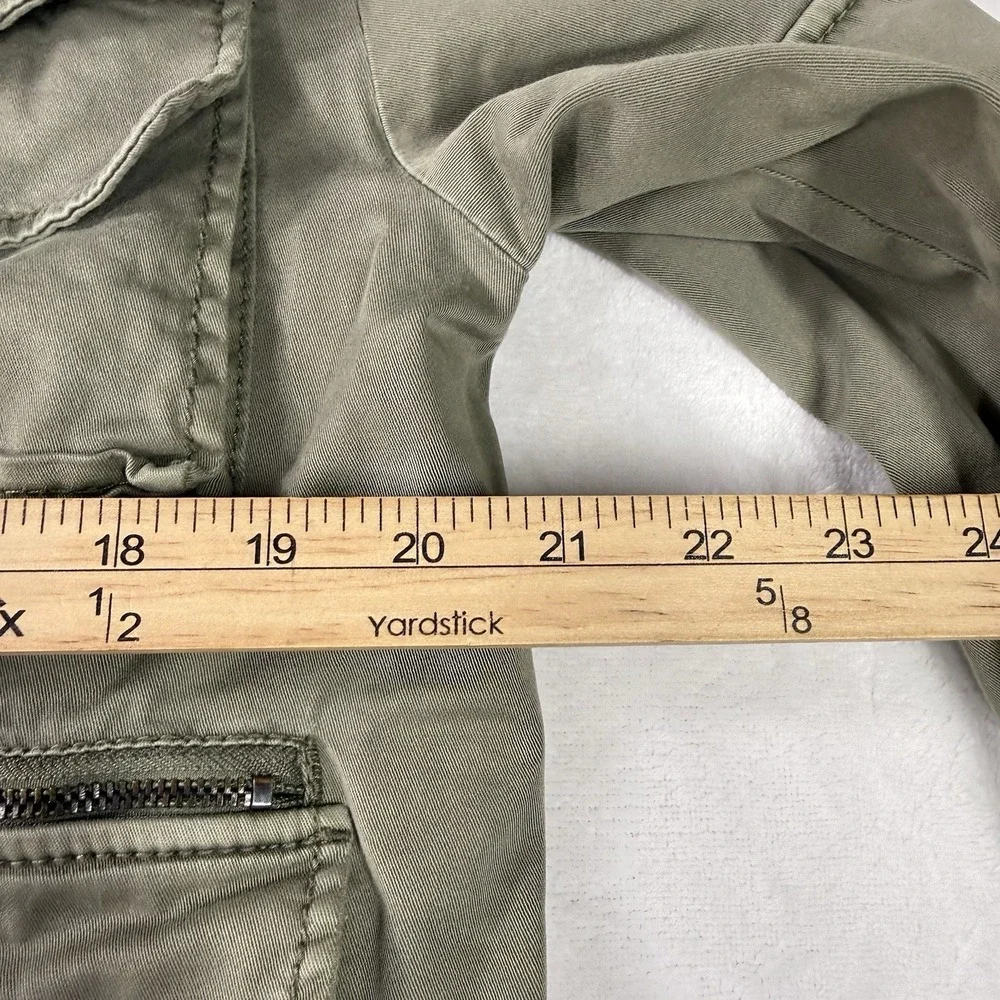 Marrakech Military Utility Jacket Medium Army Green‎ Cargo Pockets Anthropologie